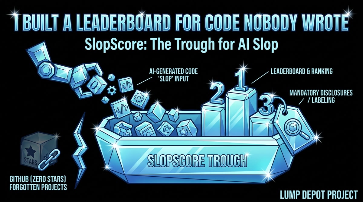 I Built a Leaderboard for Code Nobody Wrote
